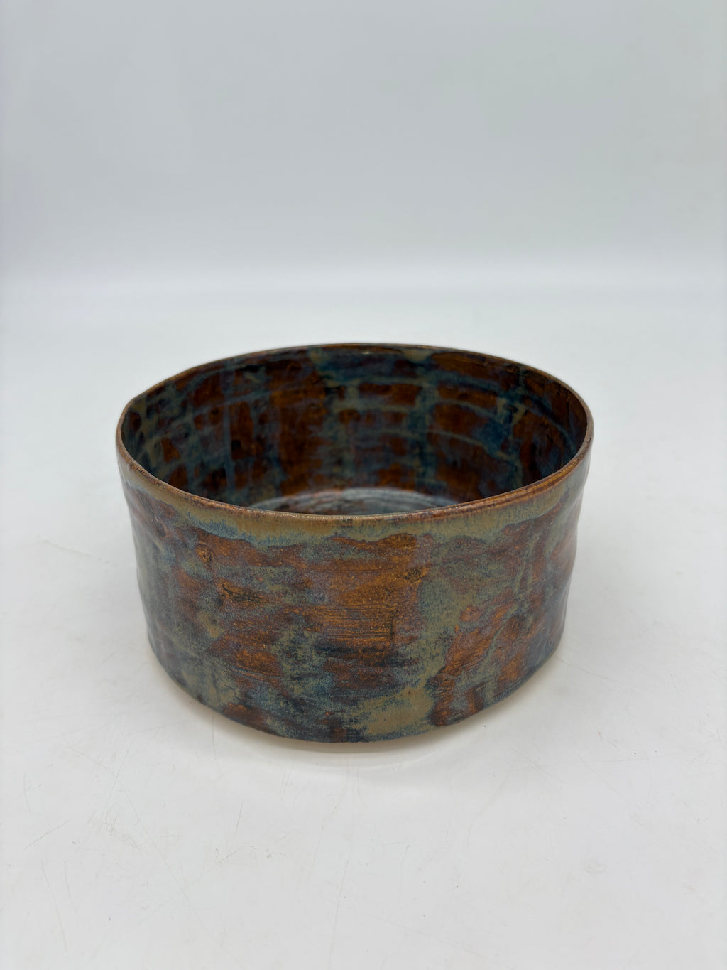 Brown and Celestial Blue Planter