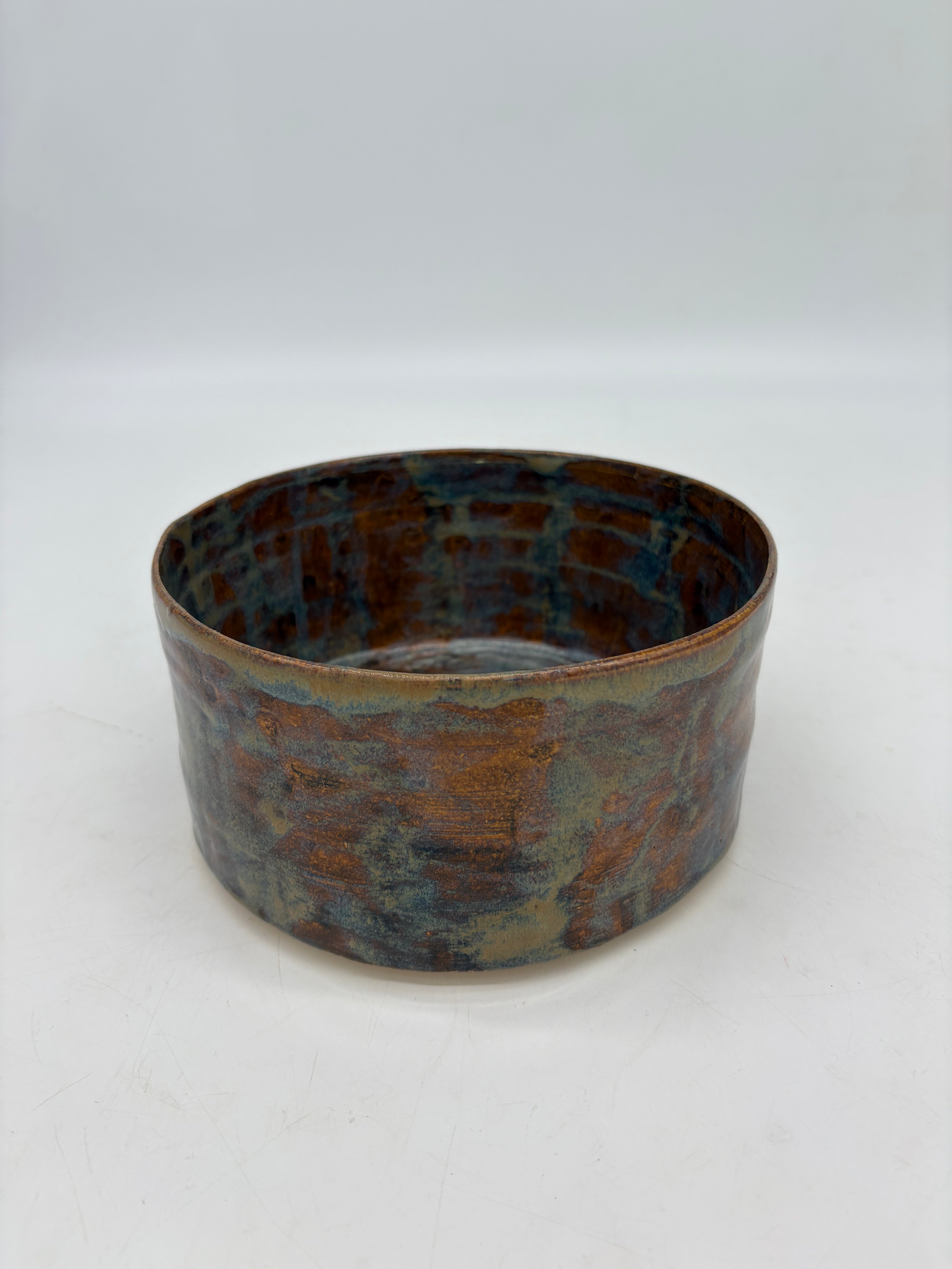 Brown and Celestial Blue Planter