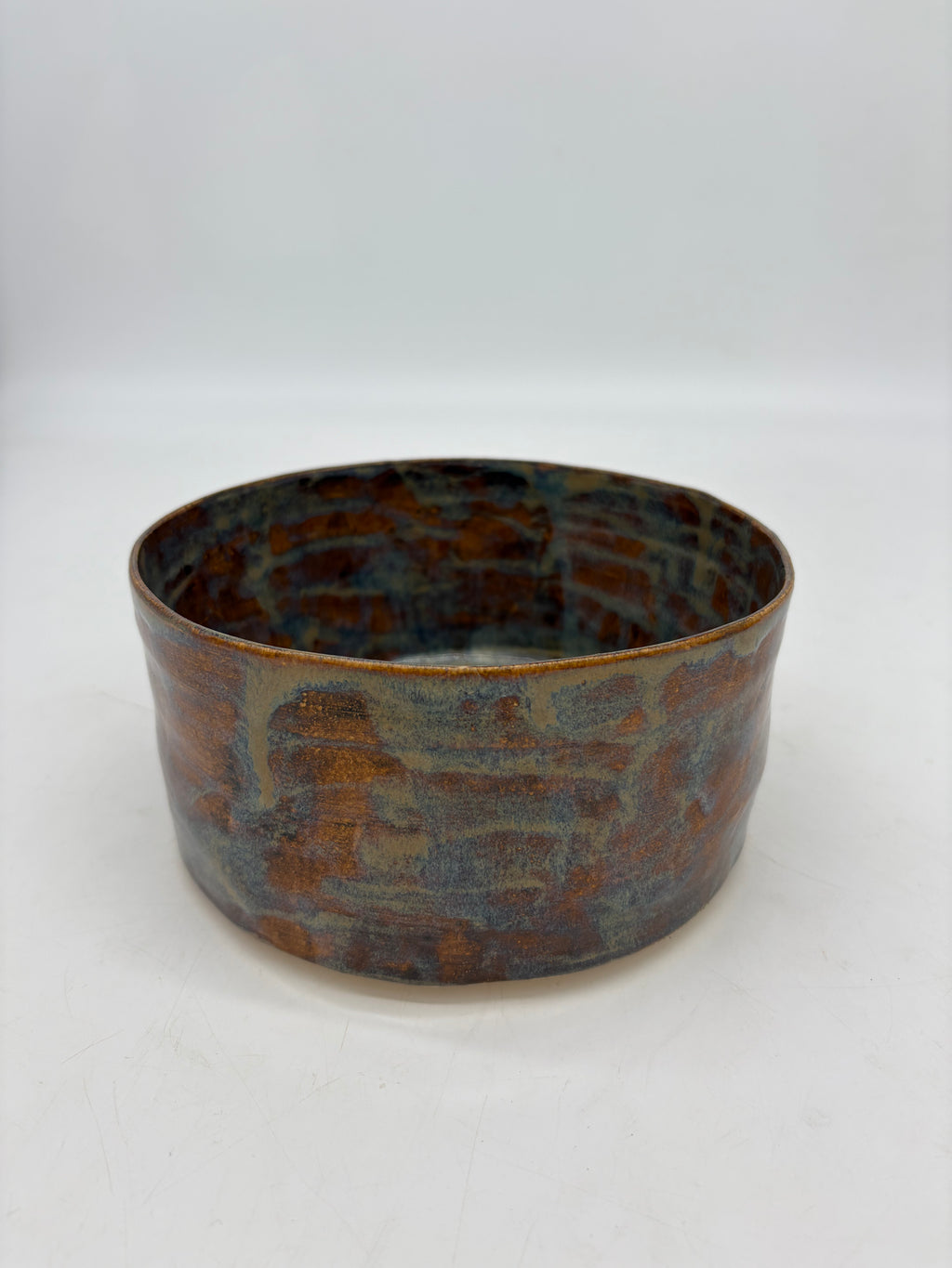 Brown and Celestial Blue Planter