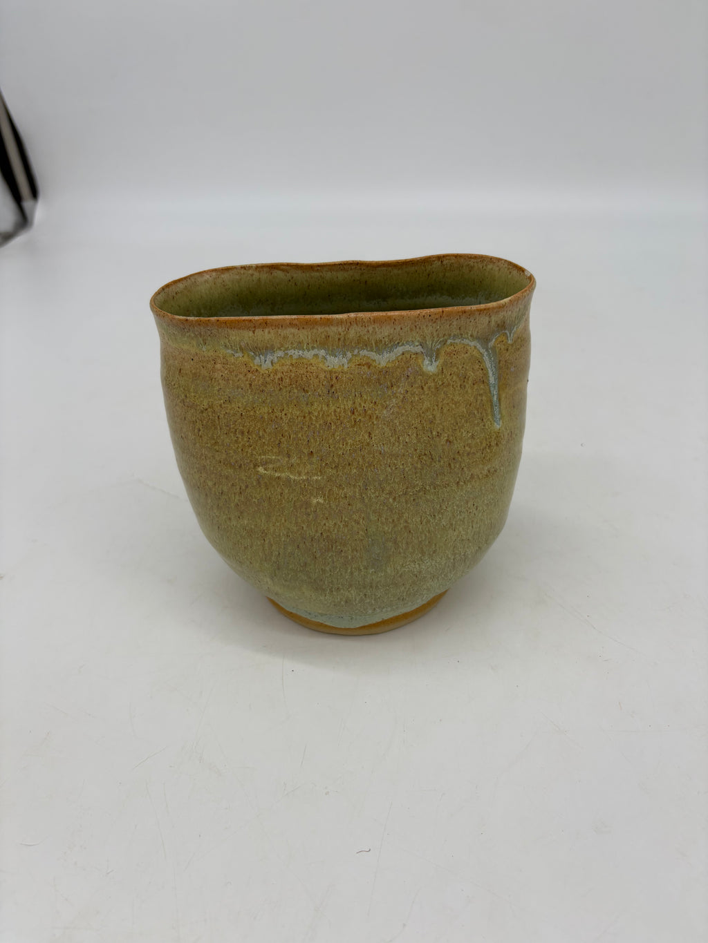 Light Green and Blue Ombre Vase