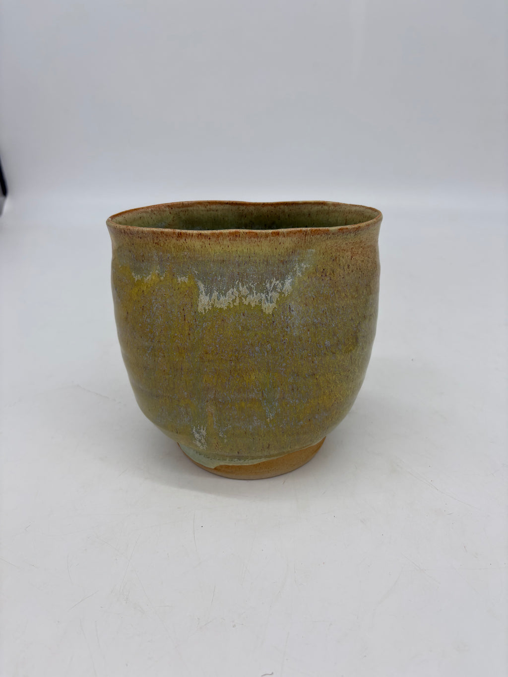 Light Green and Blue Ombre Vase