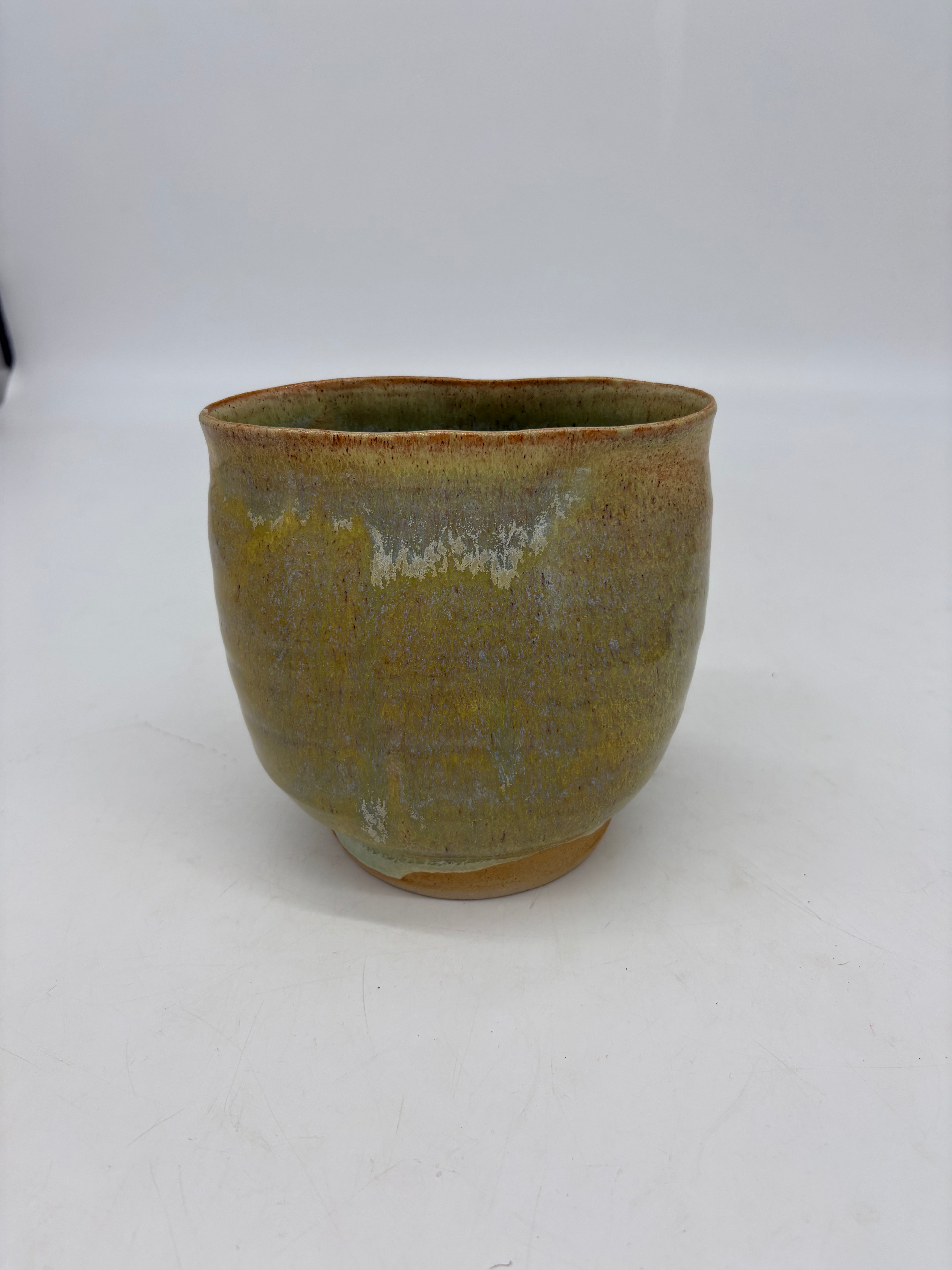 Light Green and Blue Ombre Vase