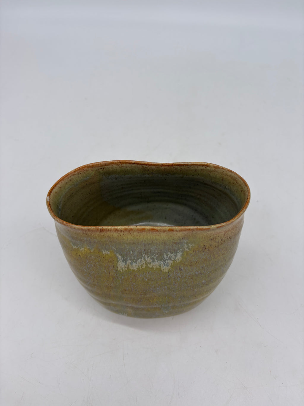 Light Green and Blue Ombre Vase