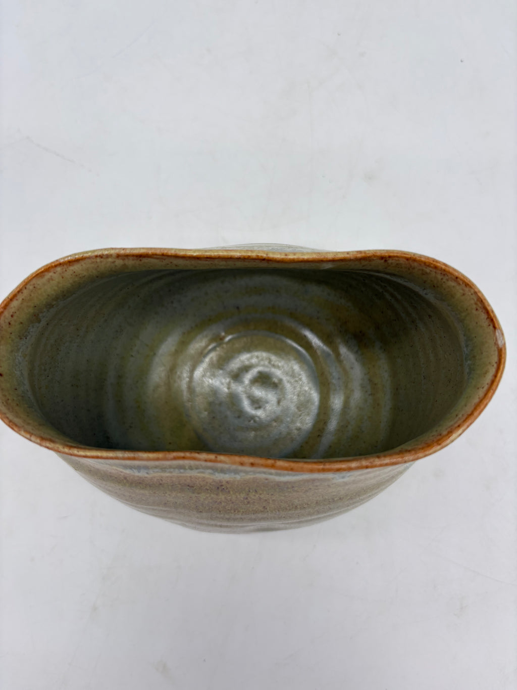 Light Green and Blue Ombre Vase