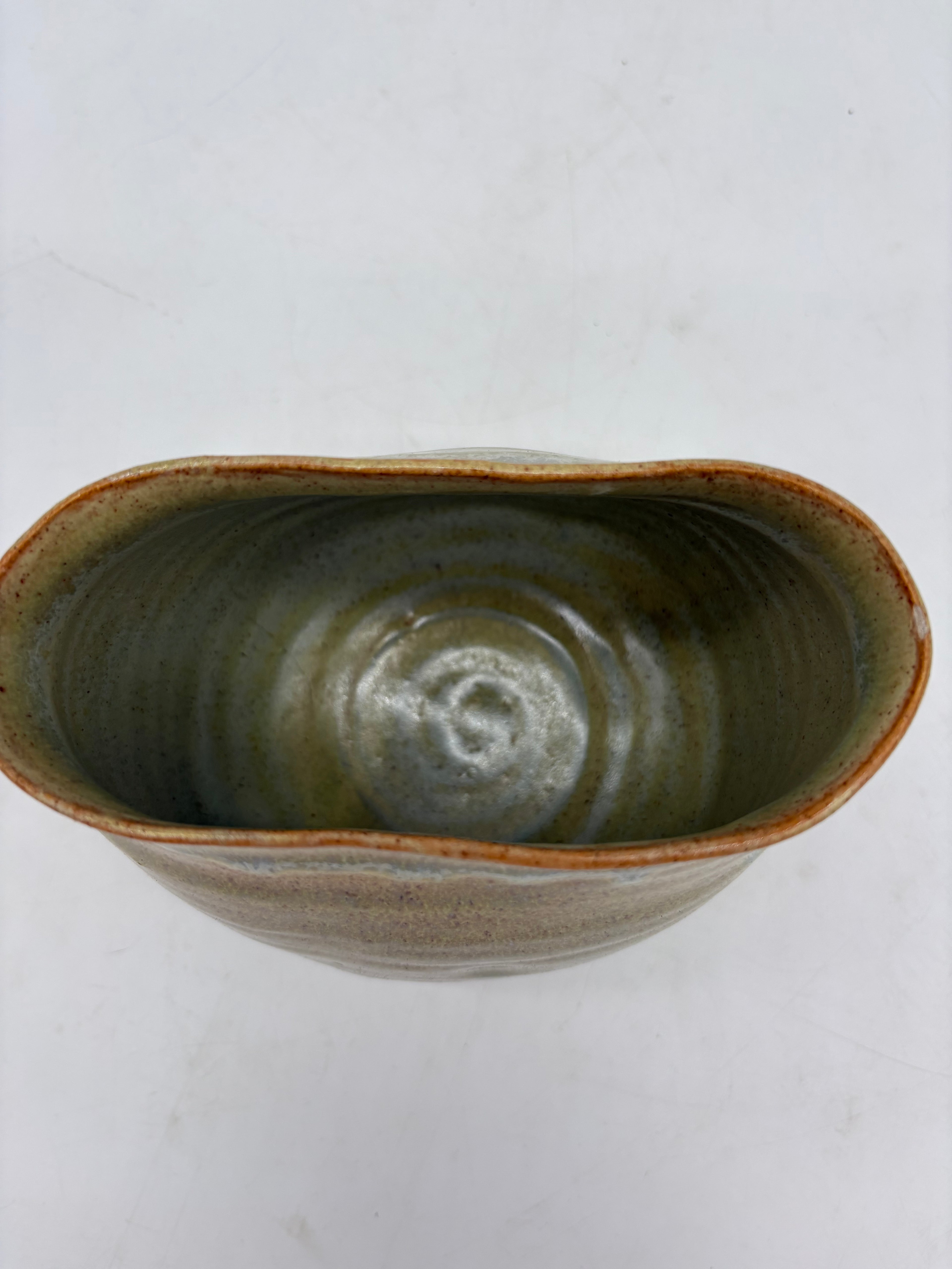 Light Green and Blue Ombre Vase