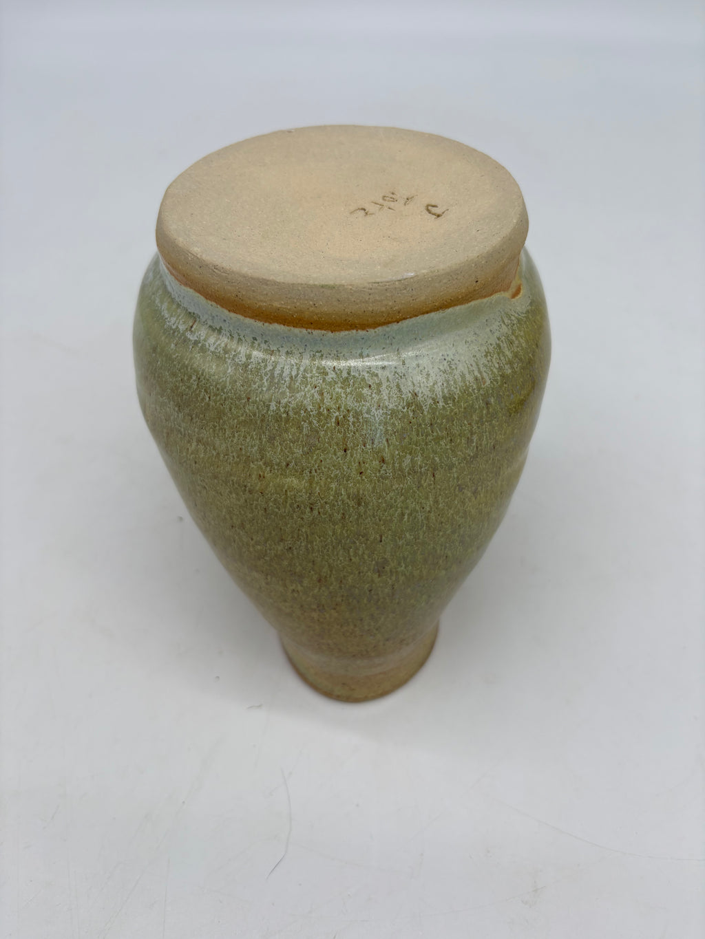 Light Green and Blue Ombre Vase