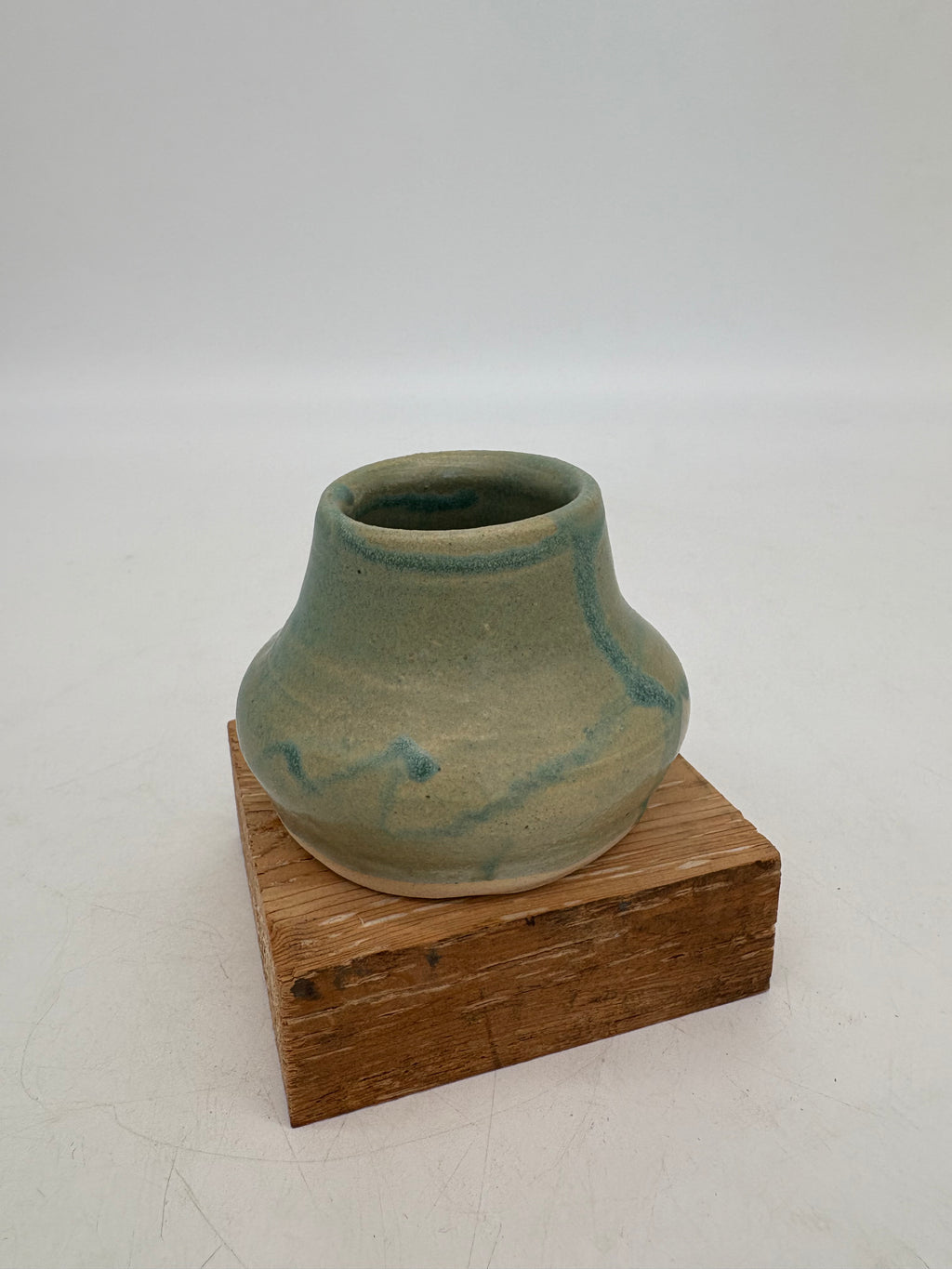 Teal Miniature Vase