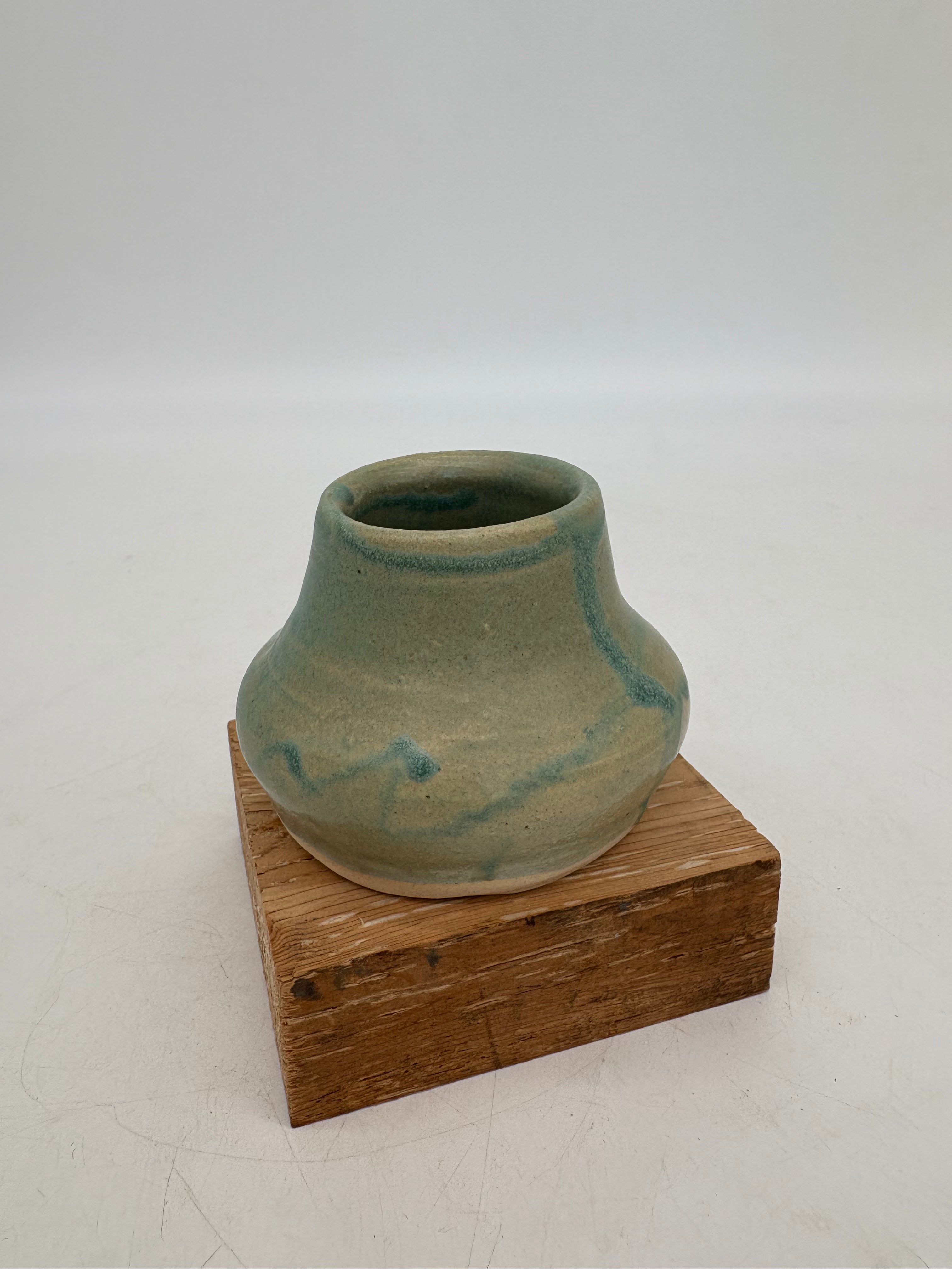 Teal Miniature Vase
