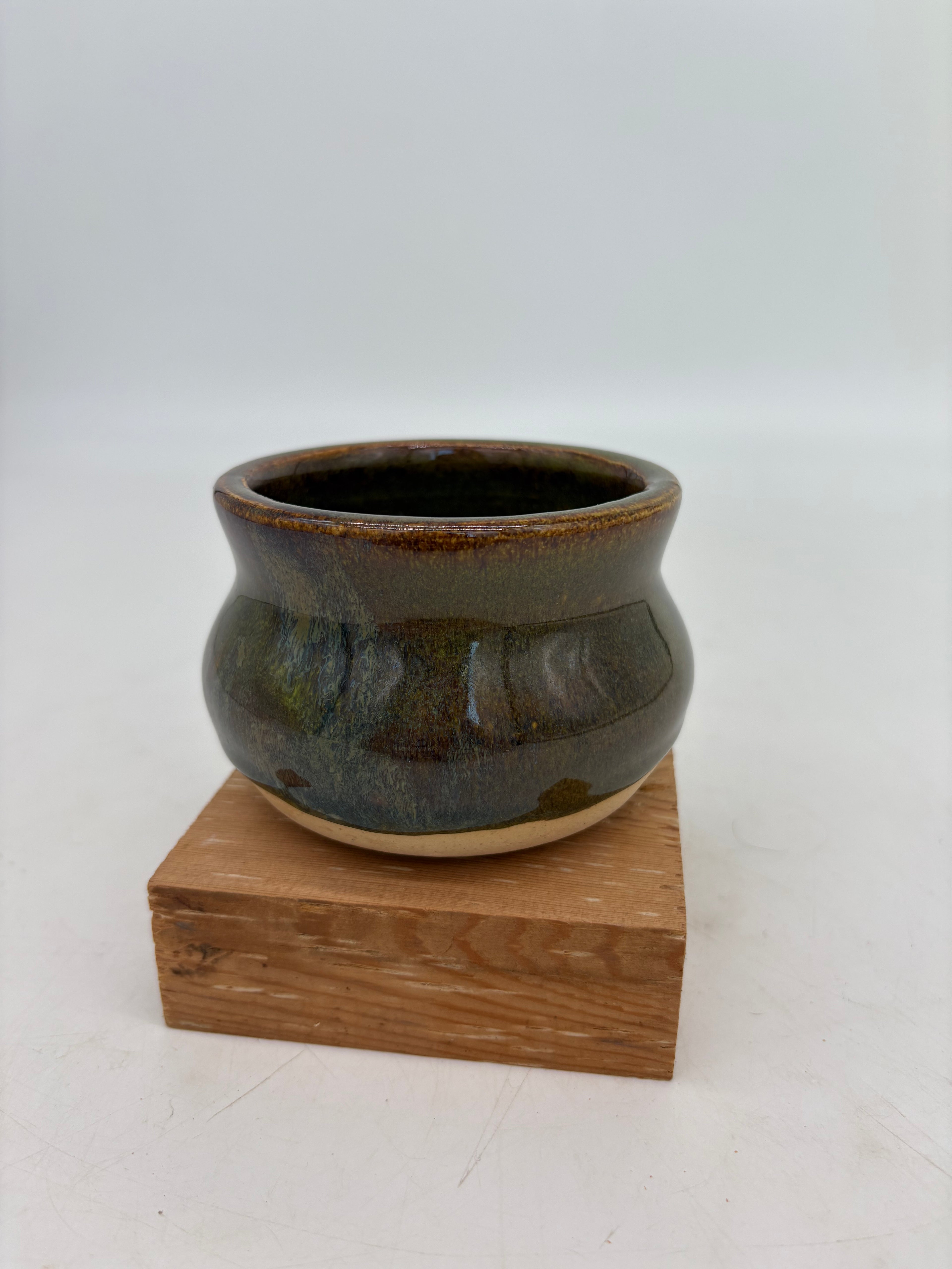 Brown and Green Bowl