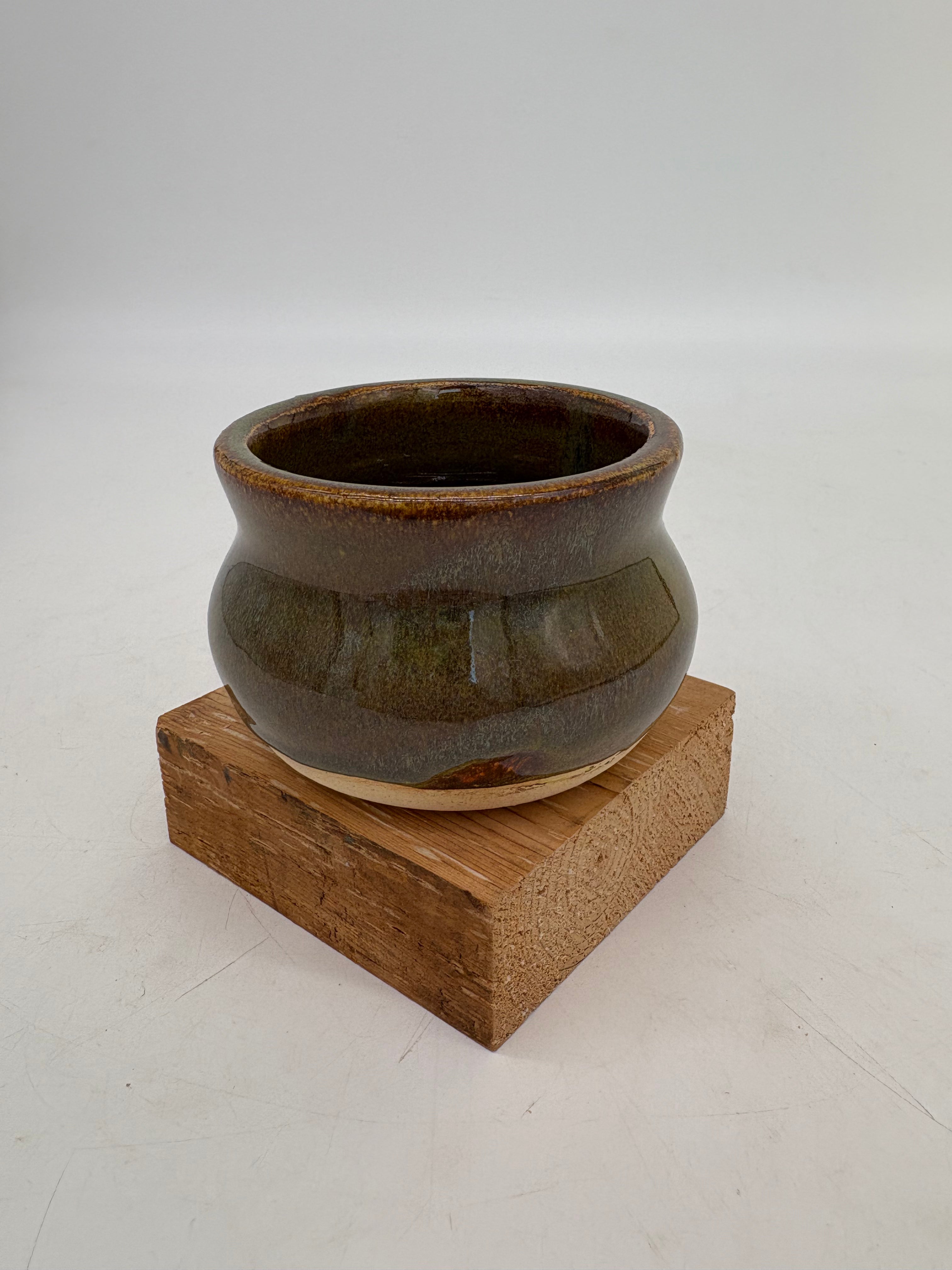 Brown and Green Bowl