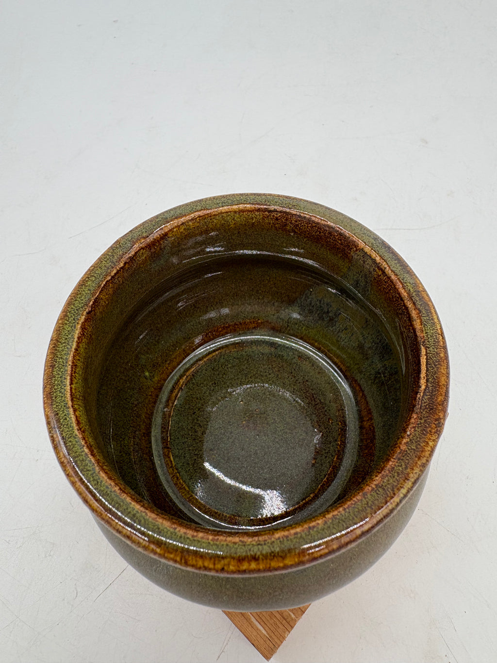 Brown and Green Bowl