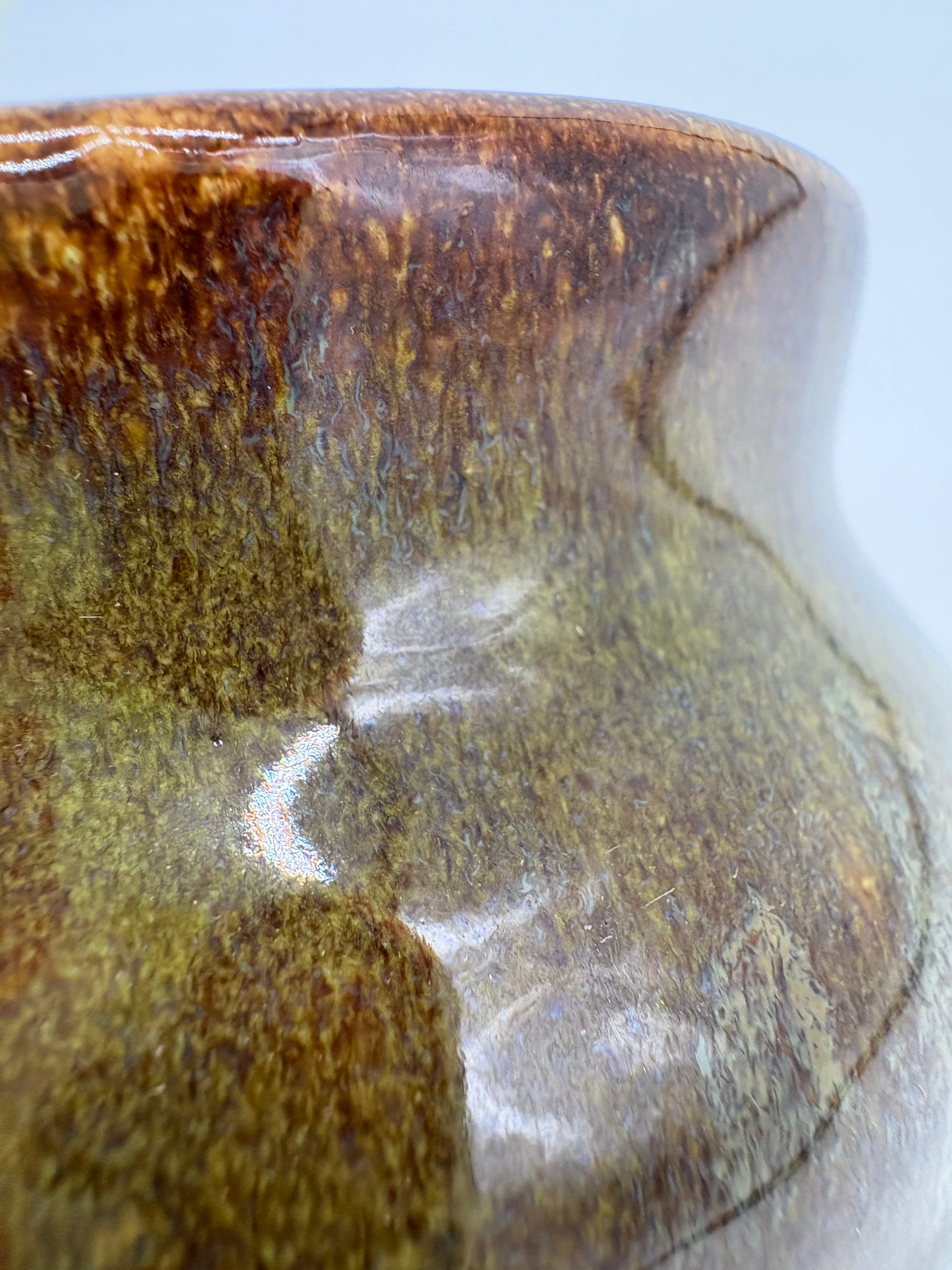 Brown and Green Bowl