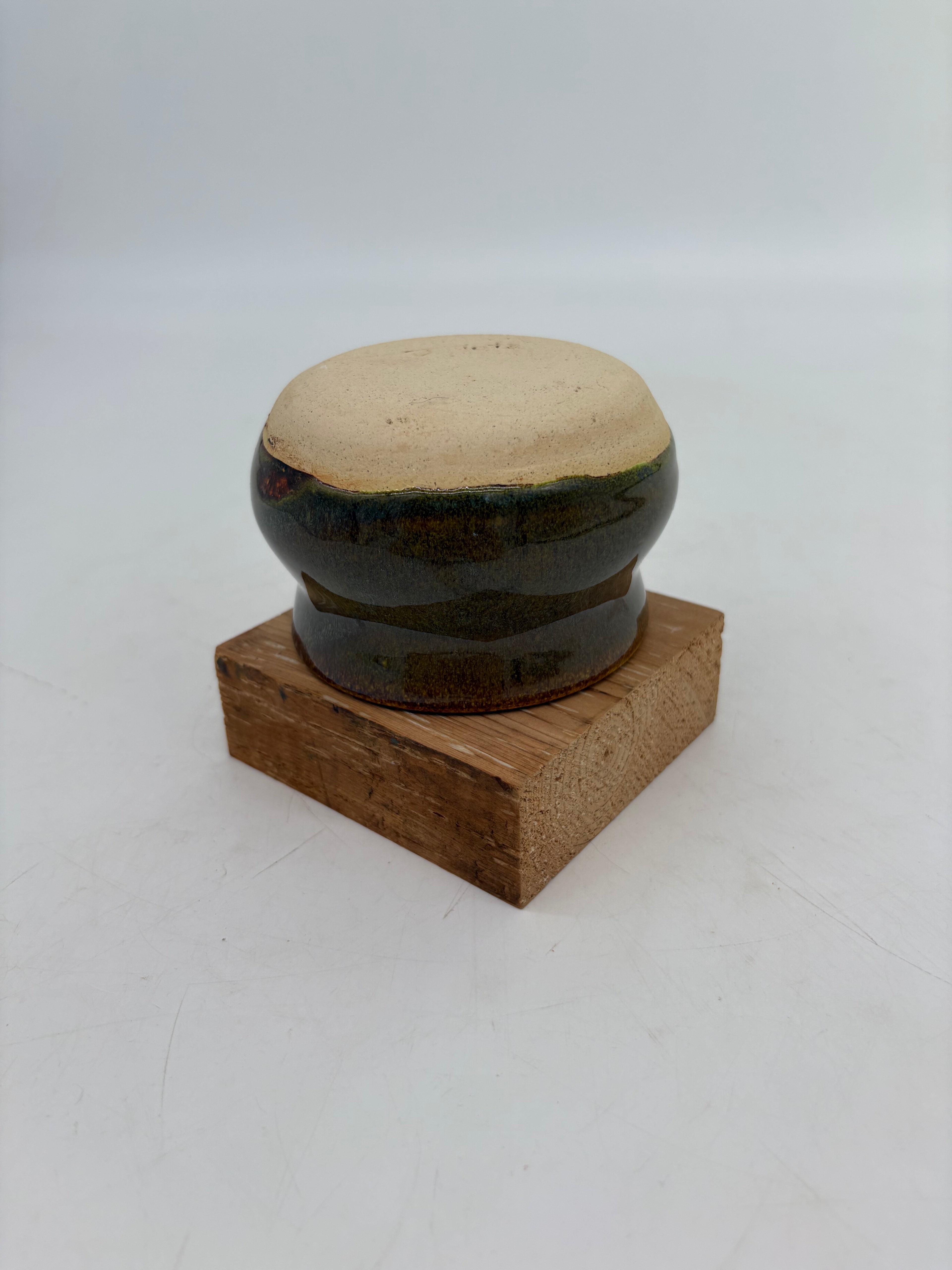 Brown and Green Bowl