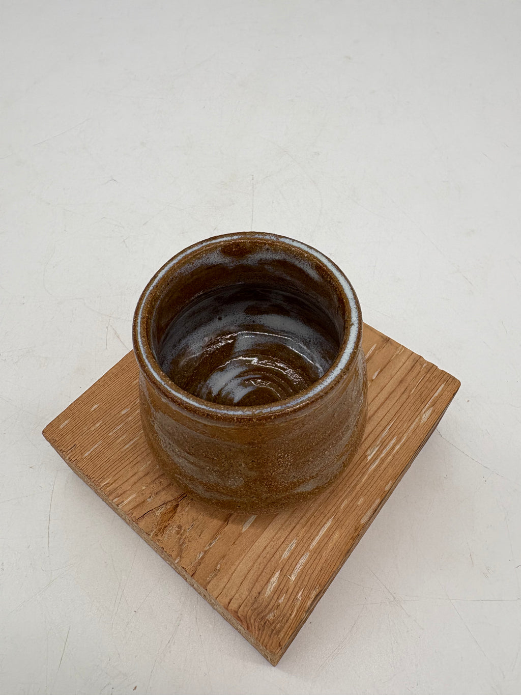 Small brown cup