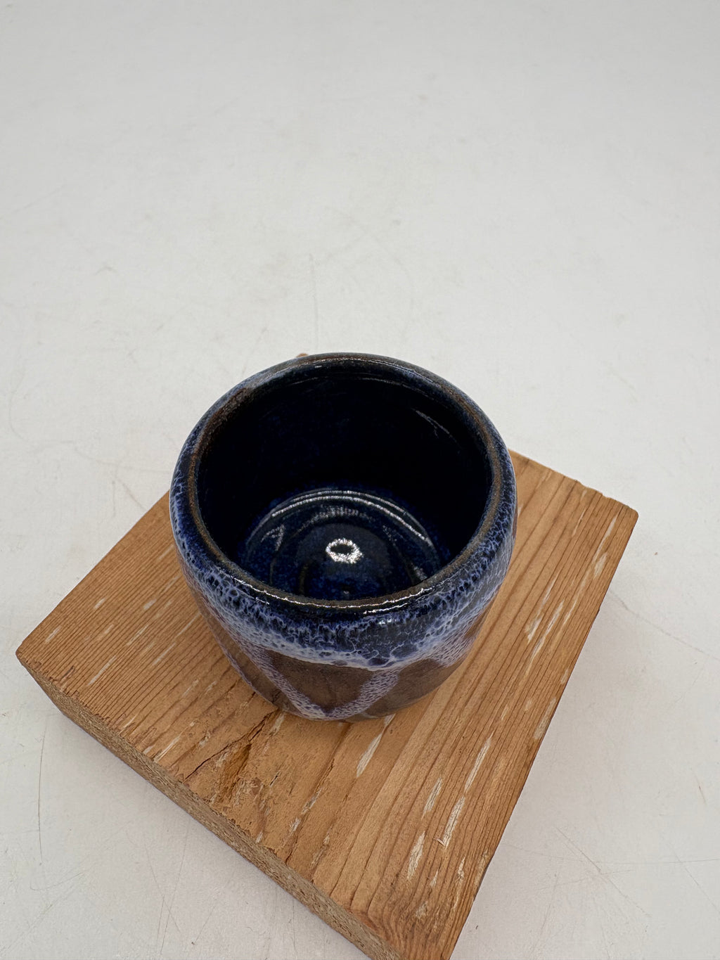 Royal Blue and White Small Cup
