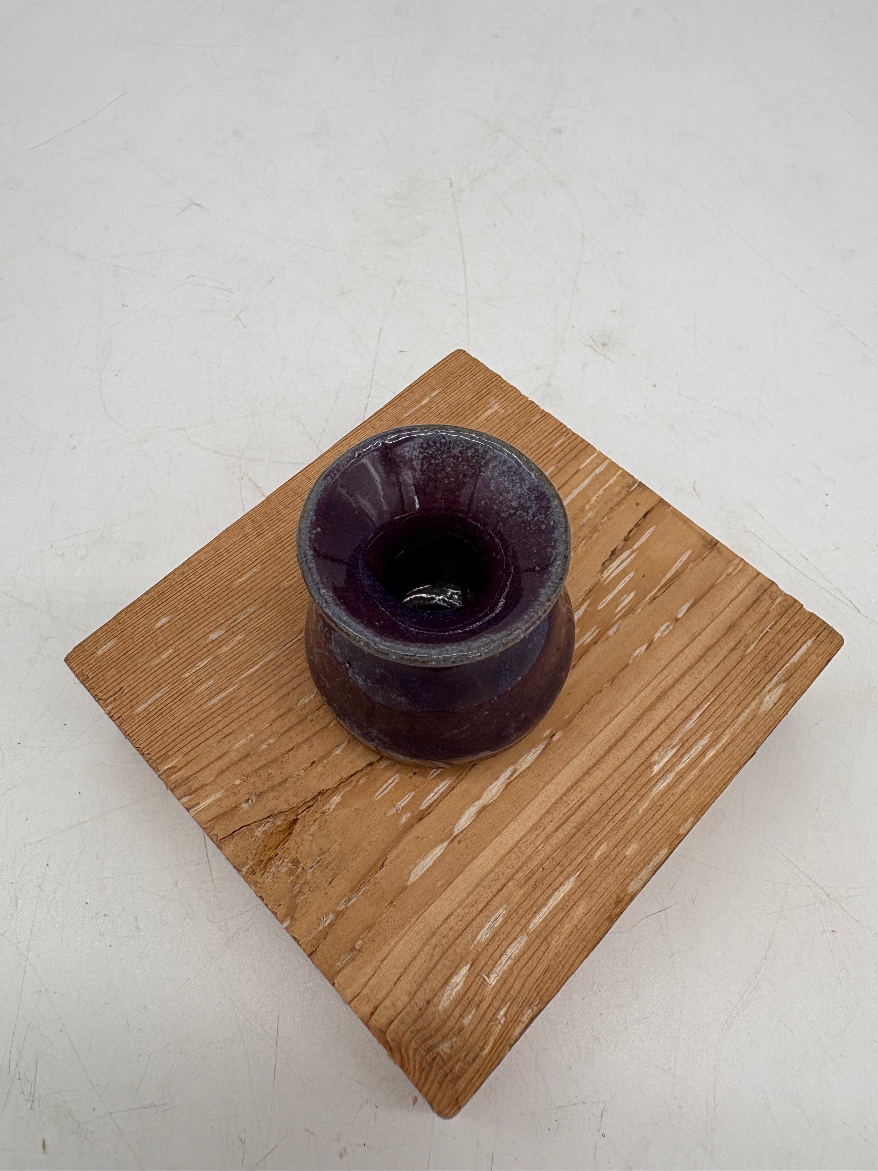 Purple Brushed Whisker Holder