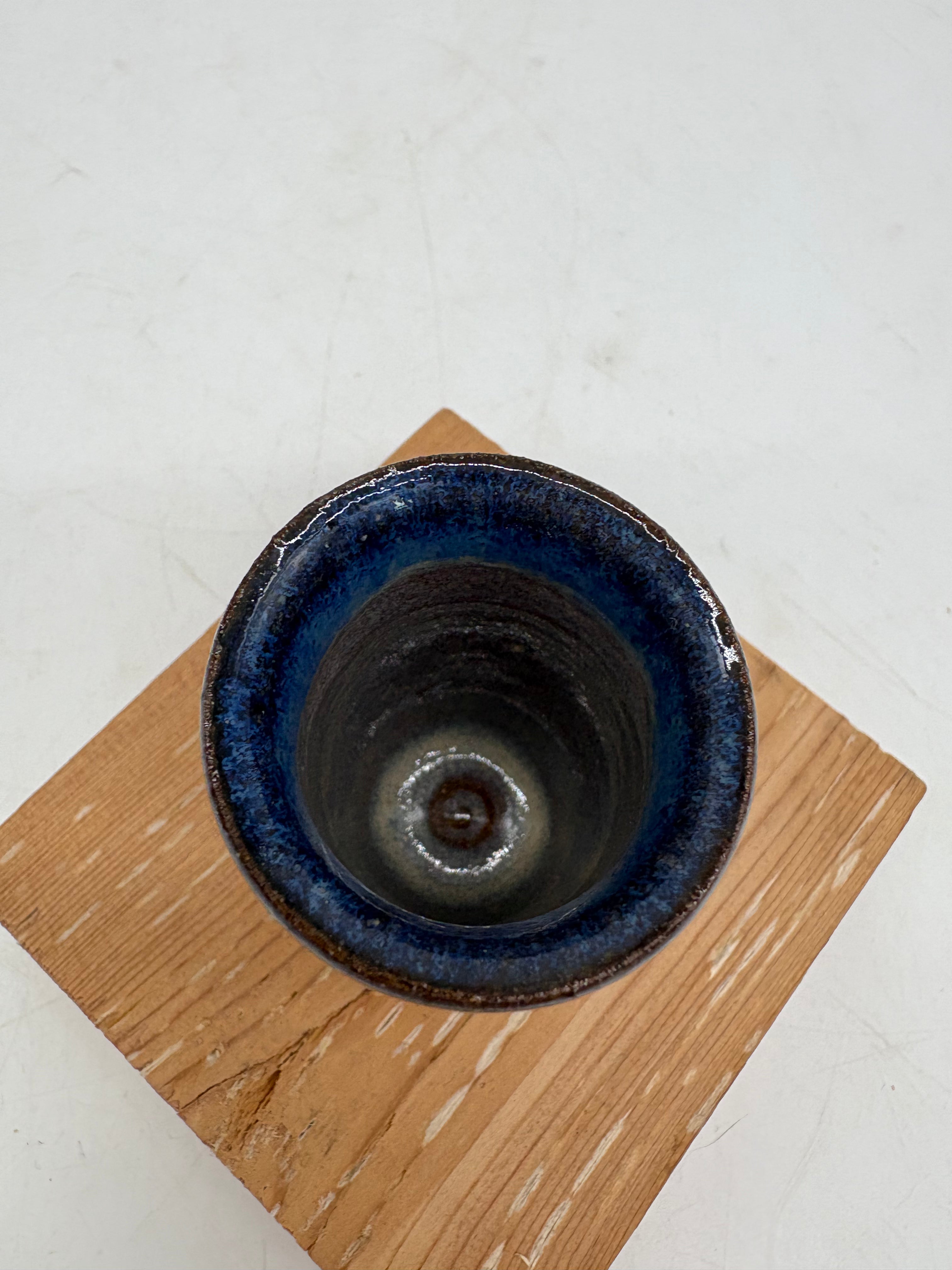 Blue Dripping Shot Glass