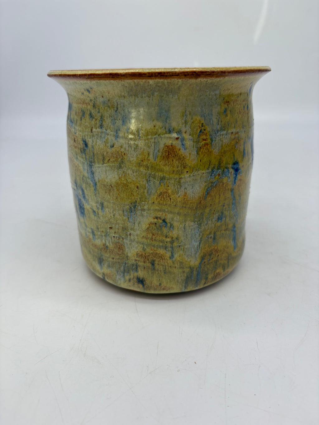 Blue Speckled Canary Planter