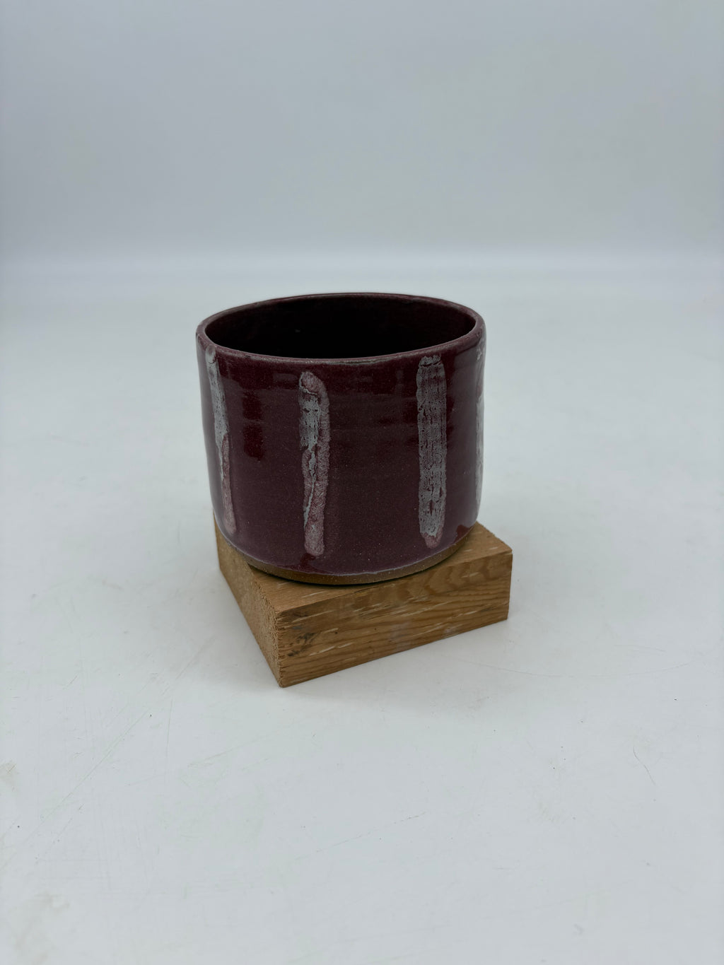 Cranberry Striped Potter