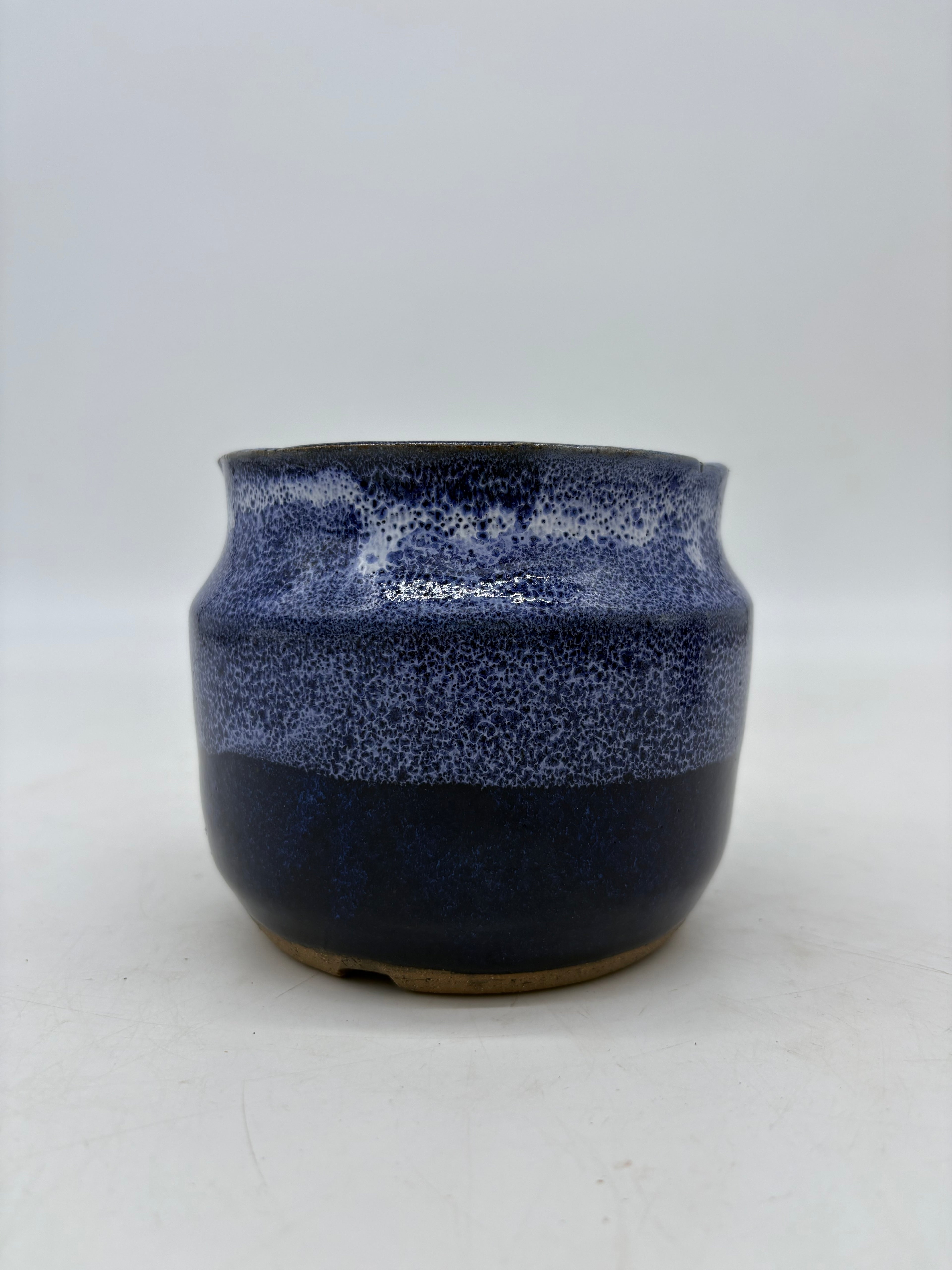 Royal Blue and White Planter