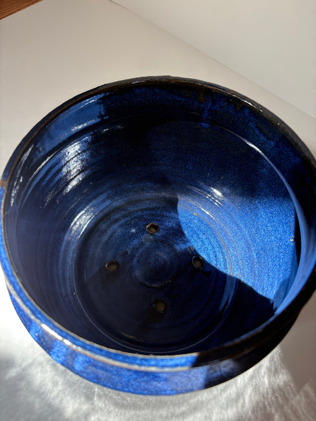 Navy with white large pot - 41