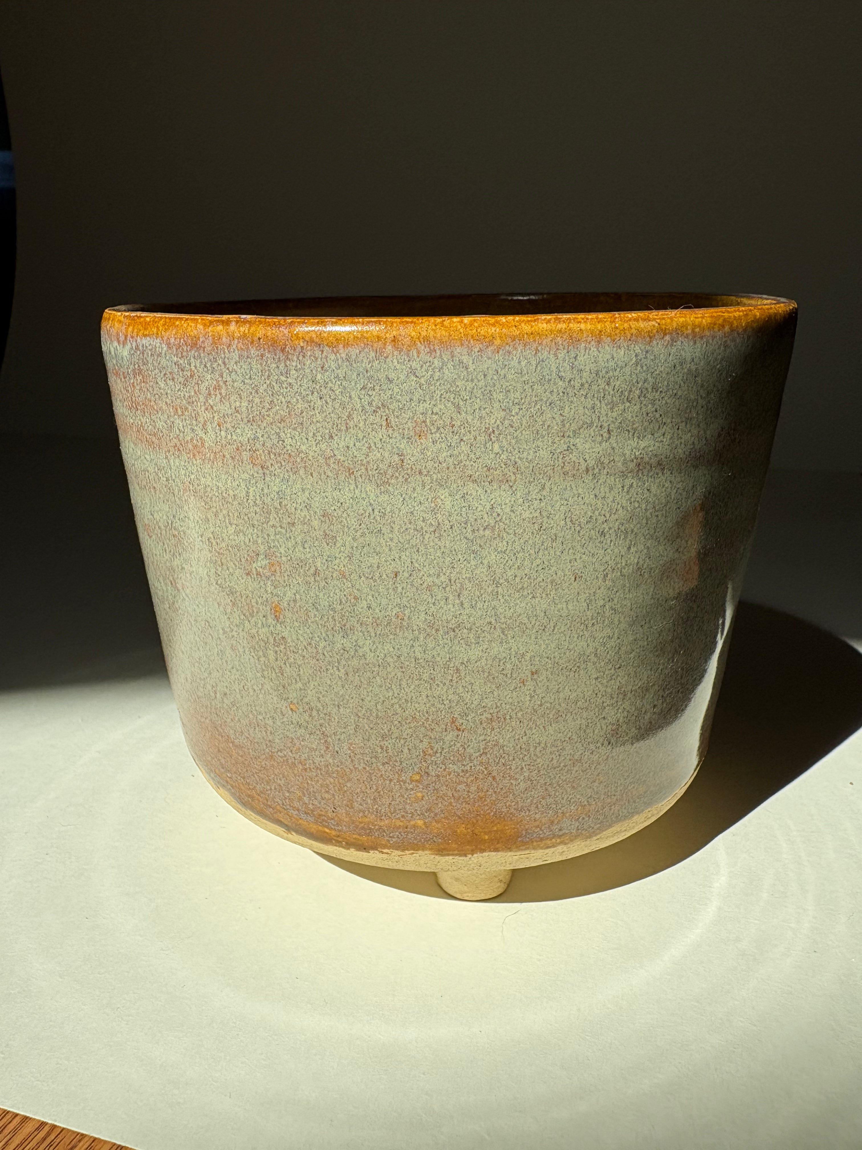 Brown and blue Planter - 32