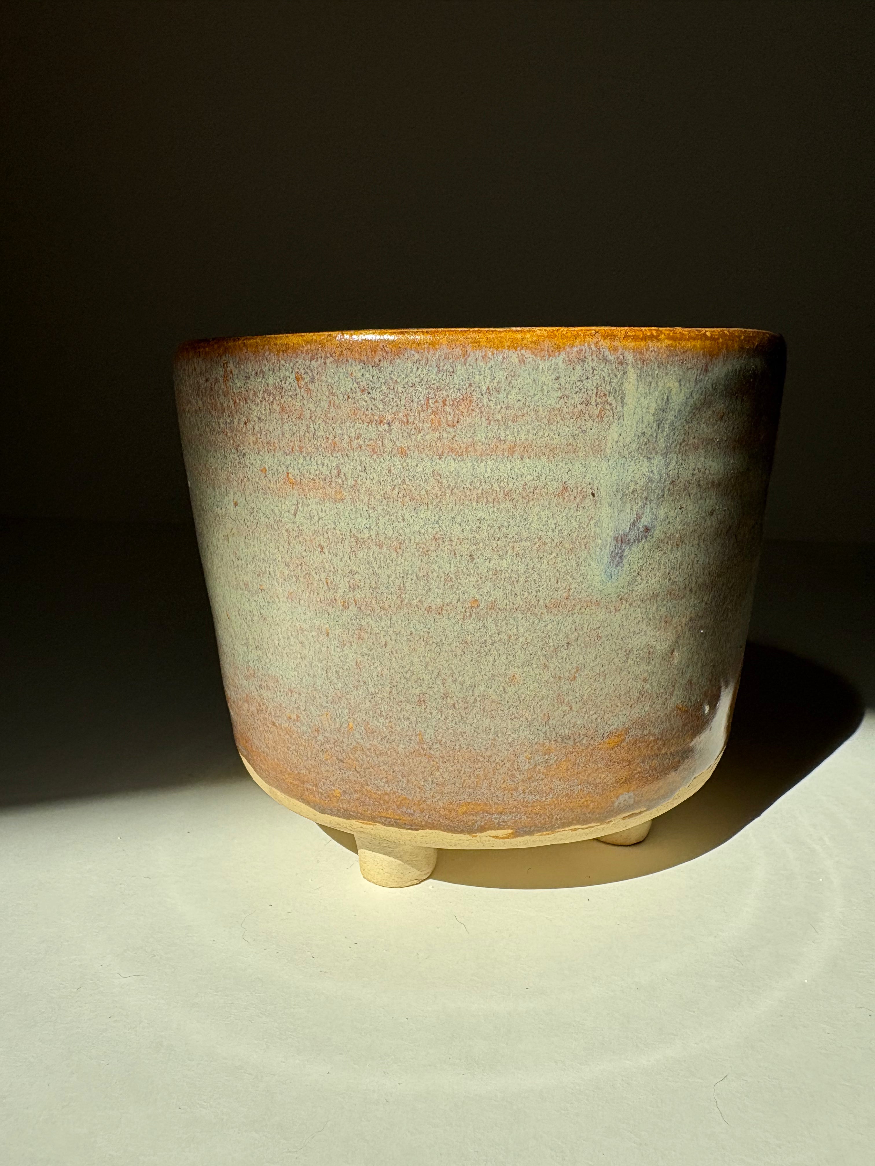 Brown and blue Planter - 32