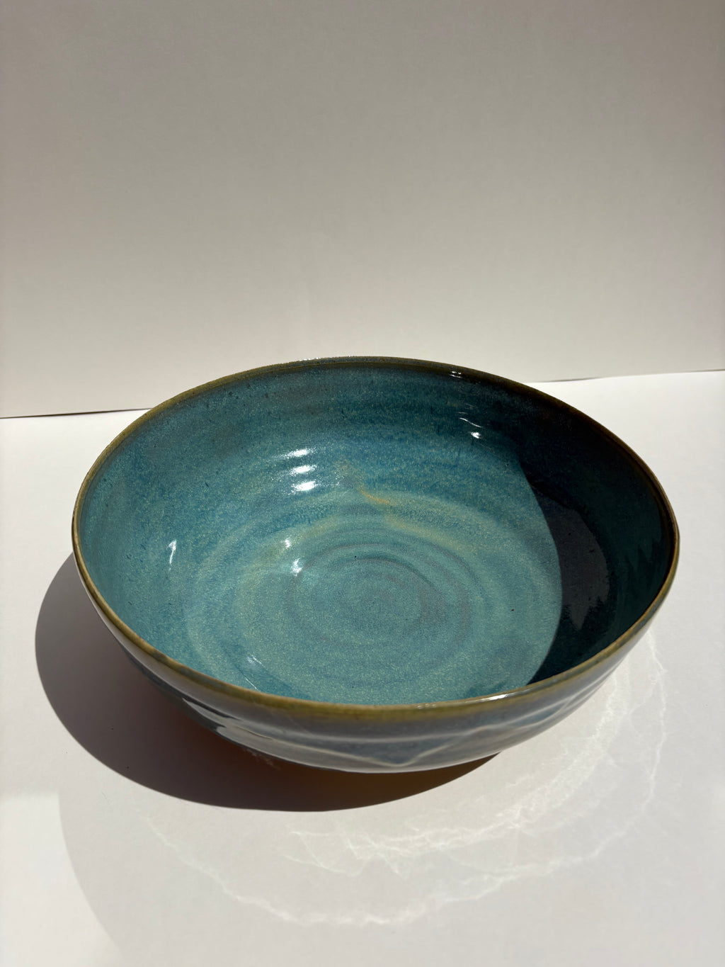 Large teal bowl - 43