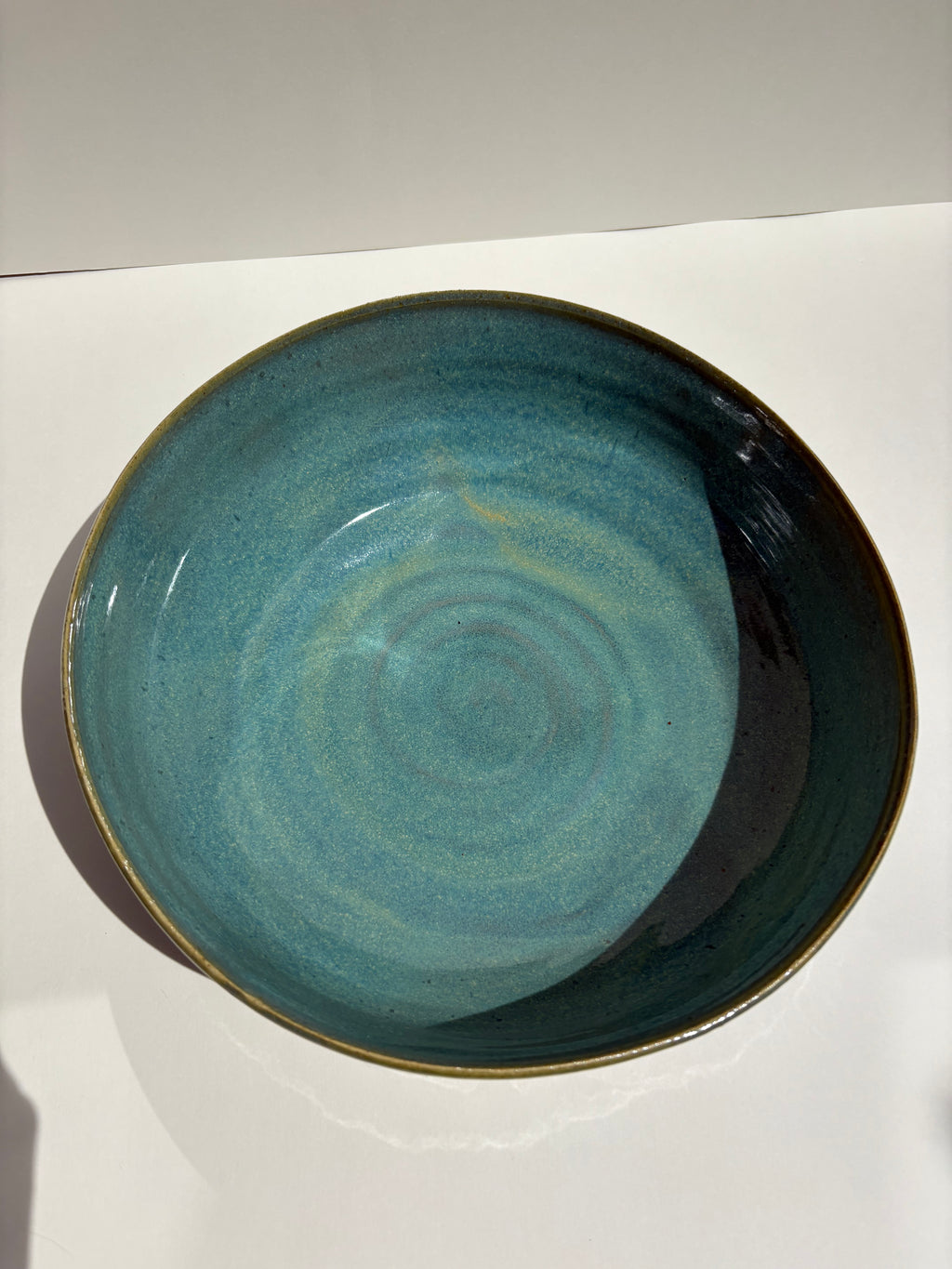 Large teal bowl - 43