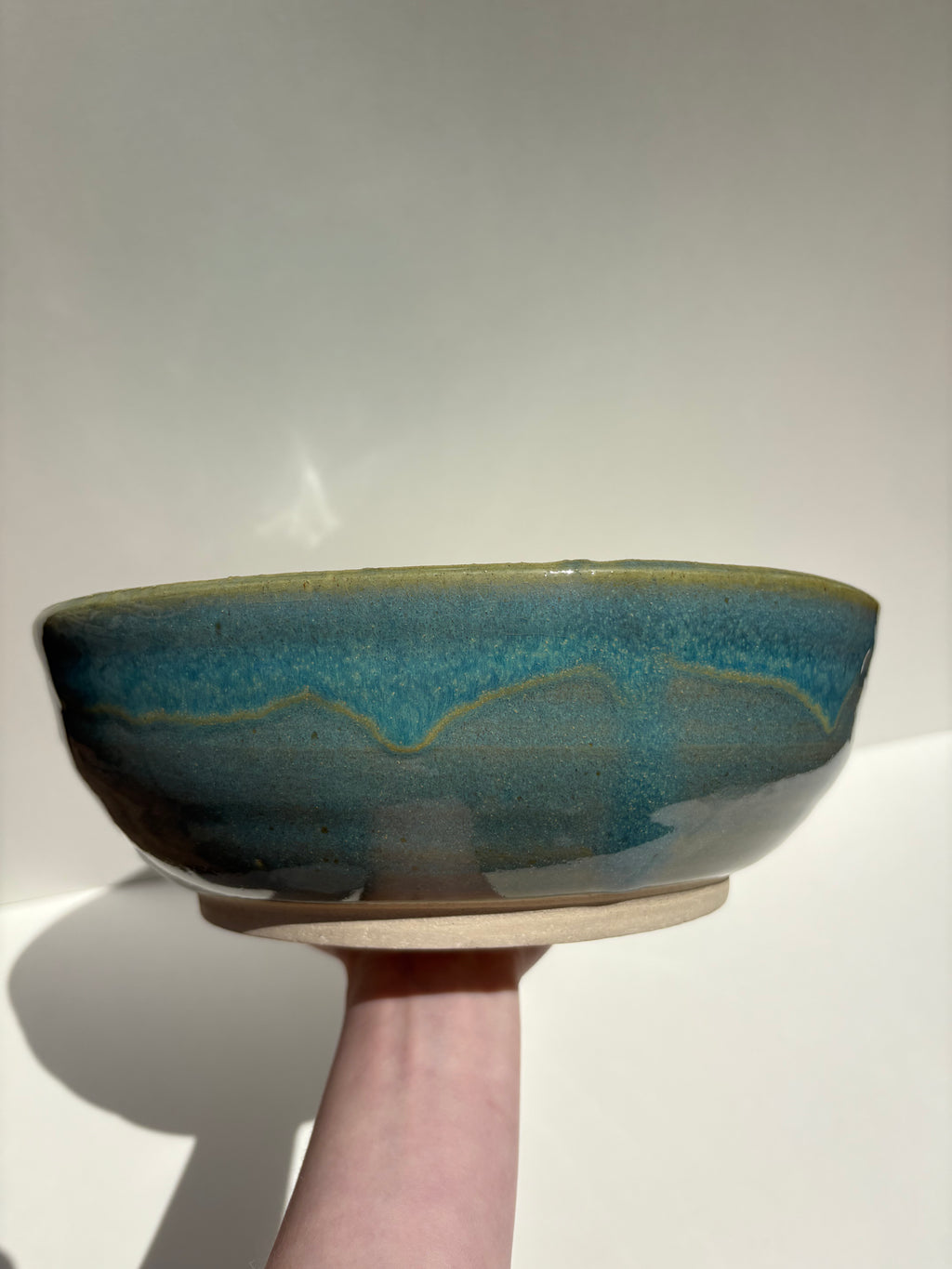Large teal bowl - 43
