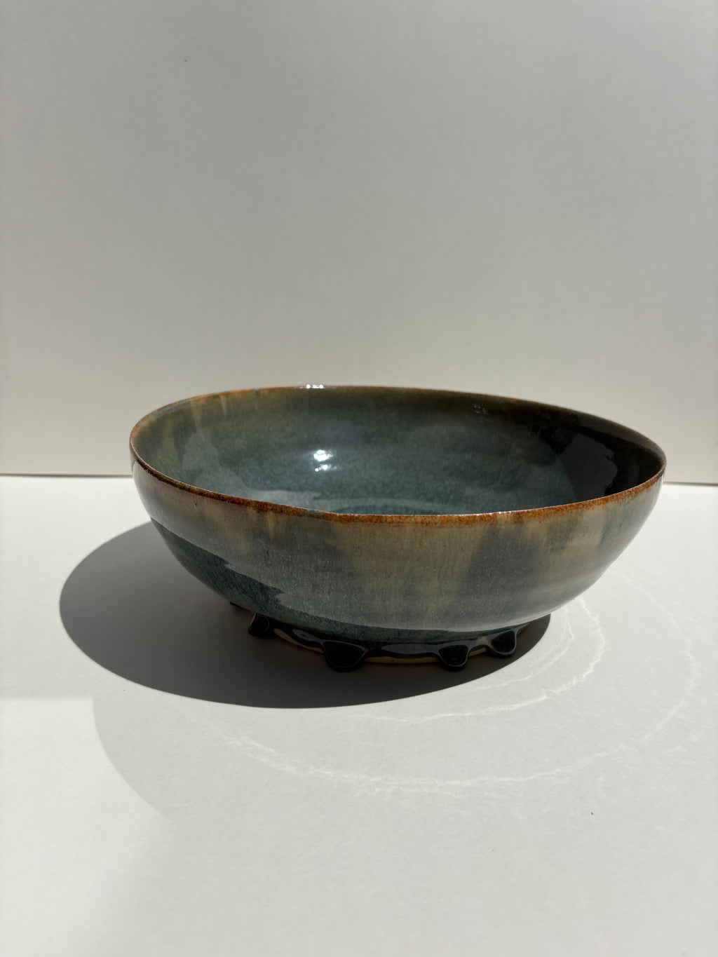 Blue drip bowl - 45
