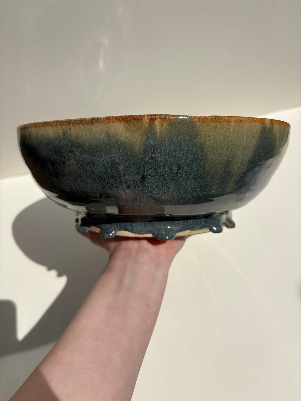 Blue drip bowl - 45