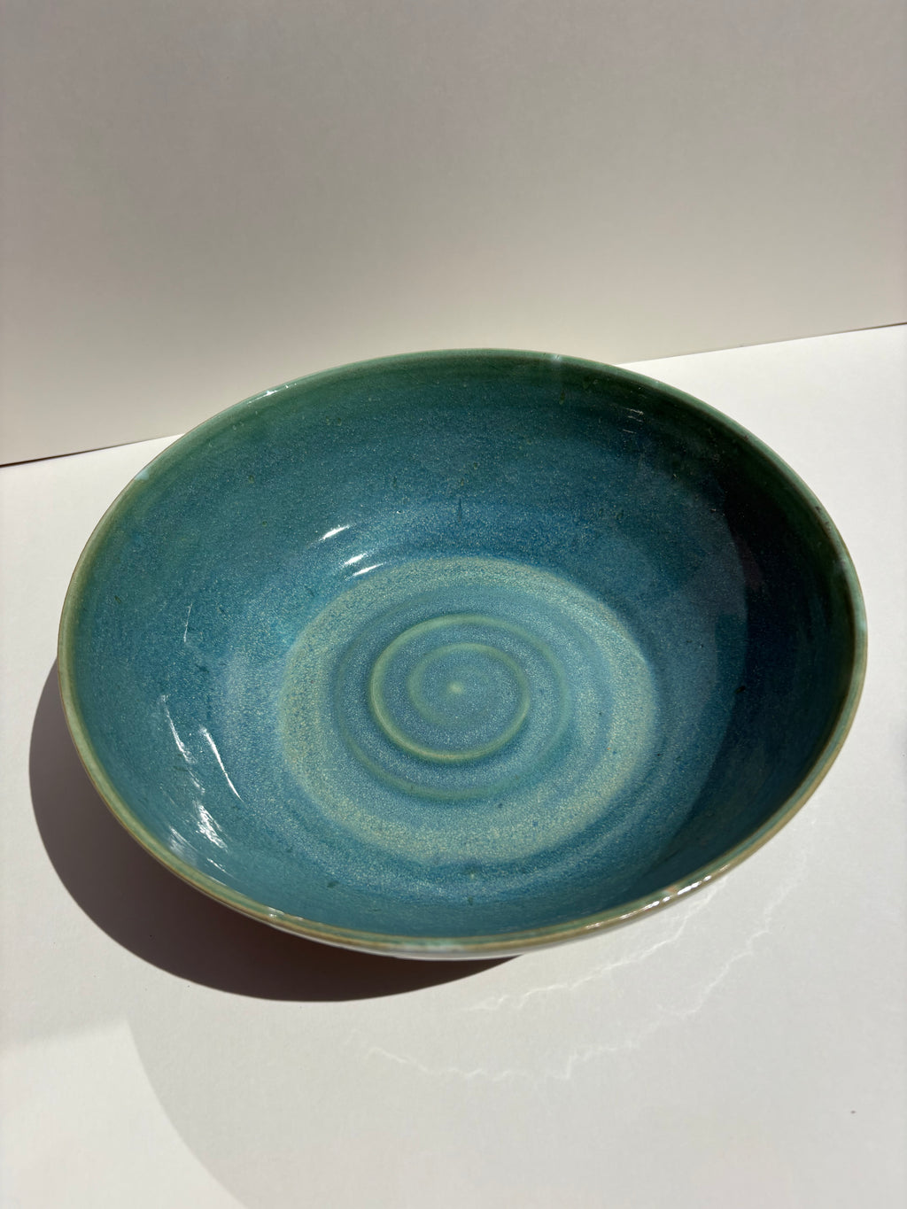 Large teal bowl - 44