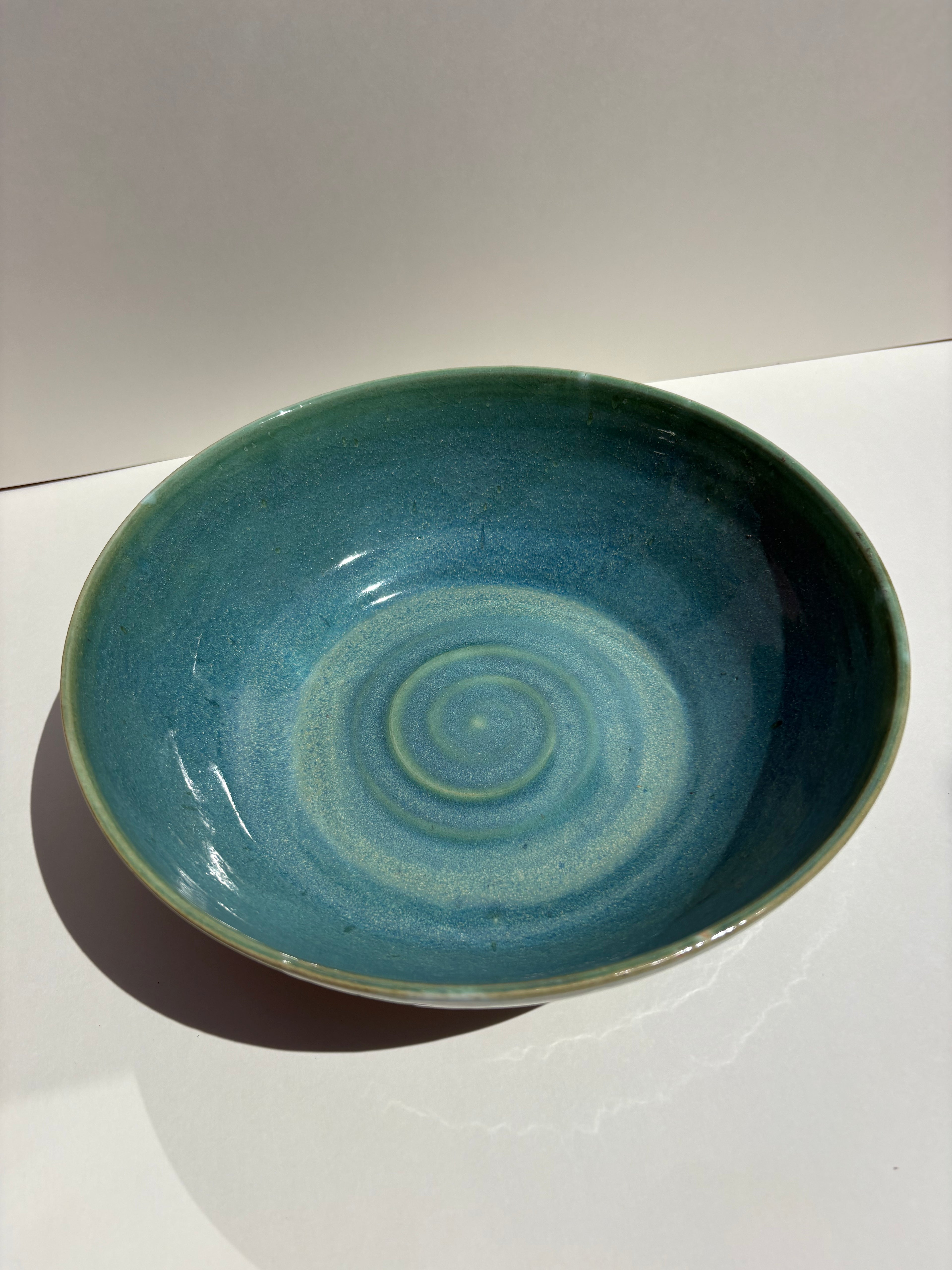 Large teal bowl - 44