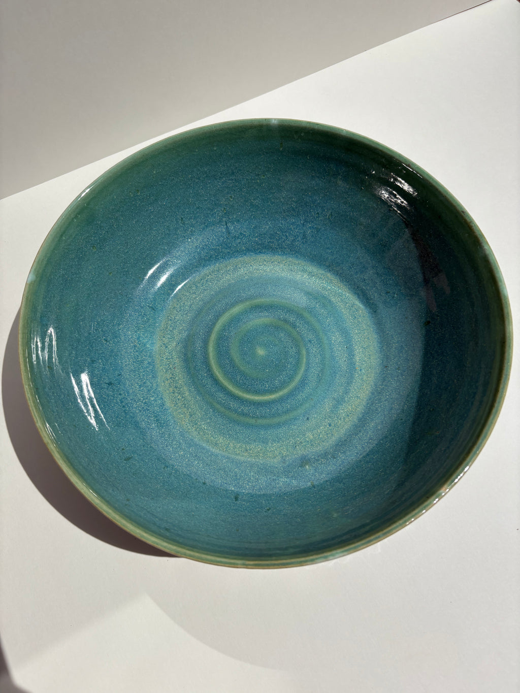 Large teal bowl - 44